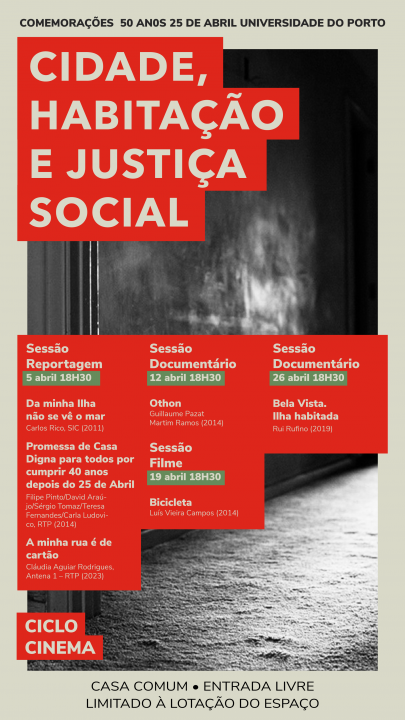 Cartaz, Ciclo Abril 5 a 26 de abril