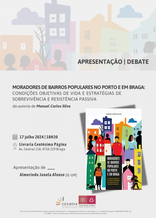 Apresentação e Debate Livro_Bairros Populares Porto e Braga_Cartaz
