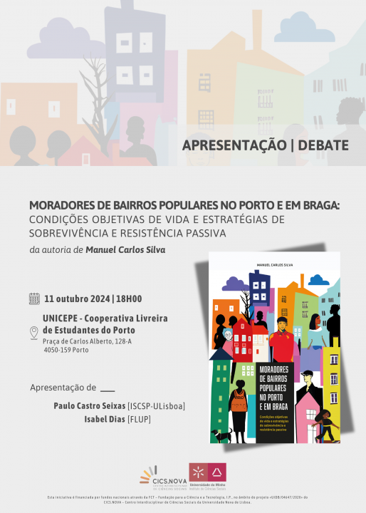 Apresentação e Debate Livro_Bairros Populares Porto e Braga_Cartaz Porto